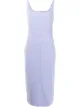 Image 1 of Emporio Armani square neck midi dress