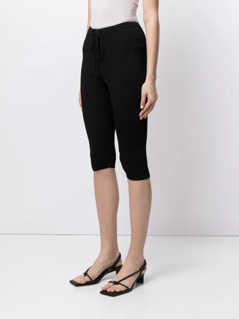 Shop Christopher Esber ribbed pedal 