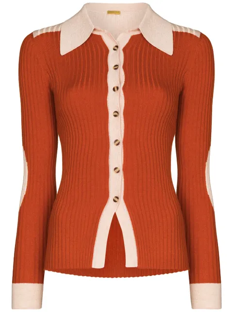 Dodo Bar Or Seth contrast-trim cardigan