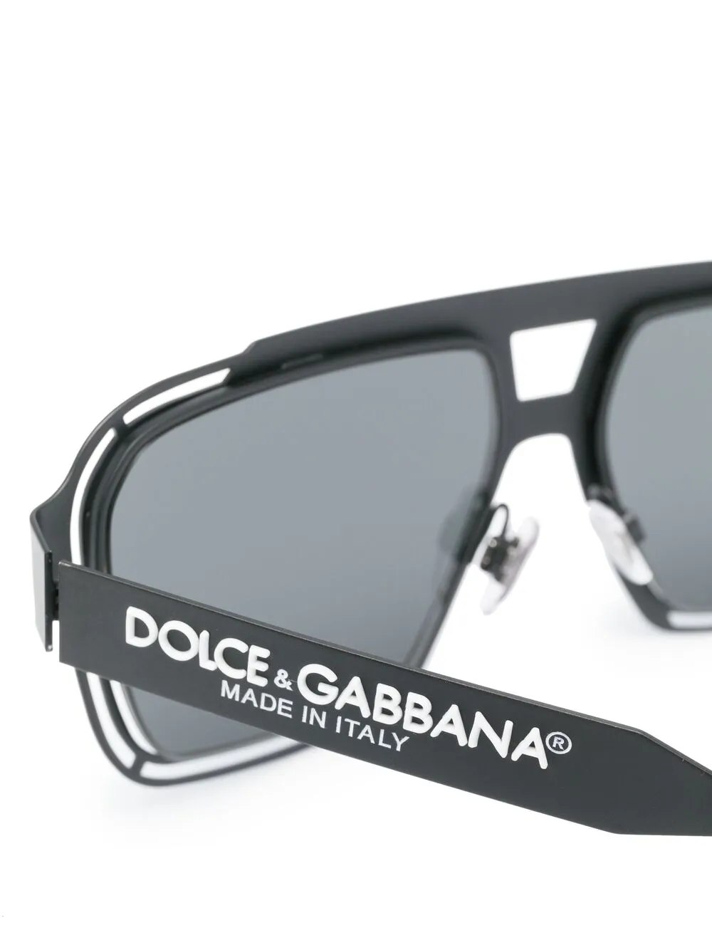 фото Dolce & gabbana eyewear солнцезащитные очки в квадратной оправе