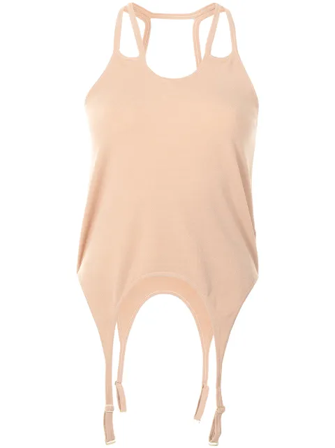 Dion Lee teardrop hoisery tank top