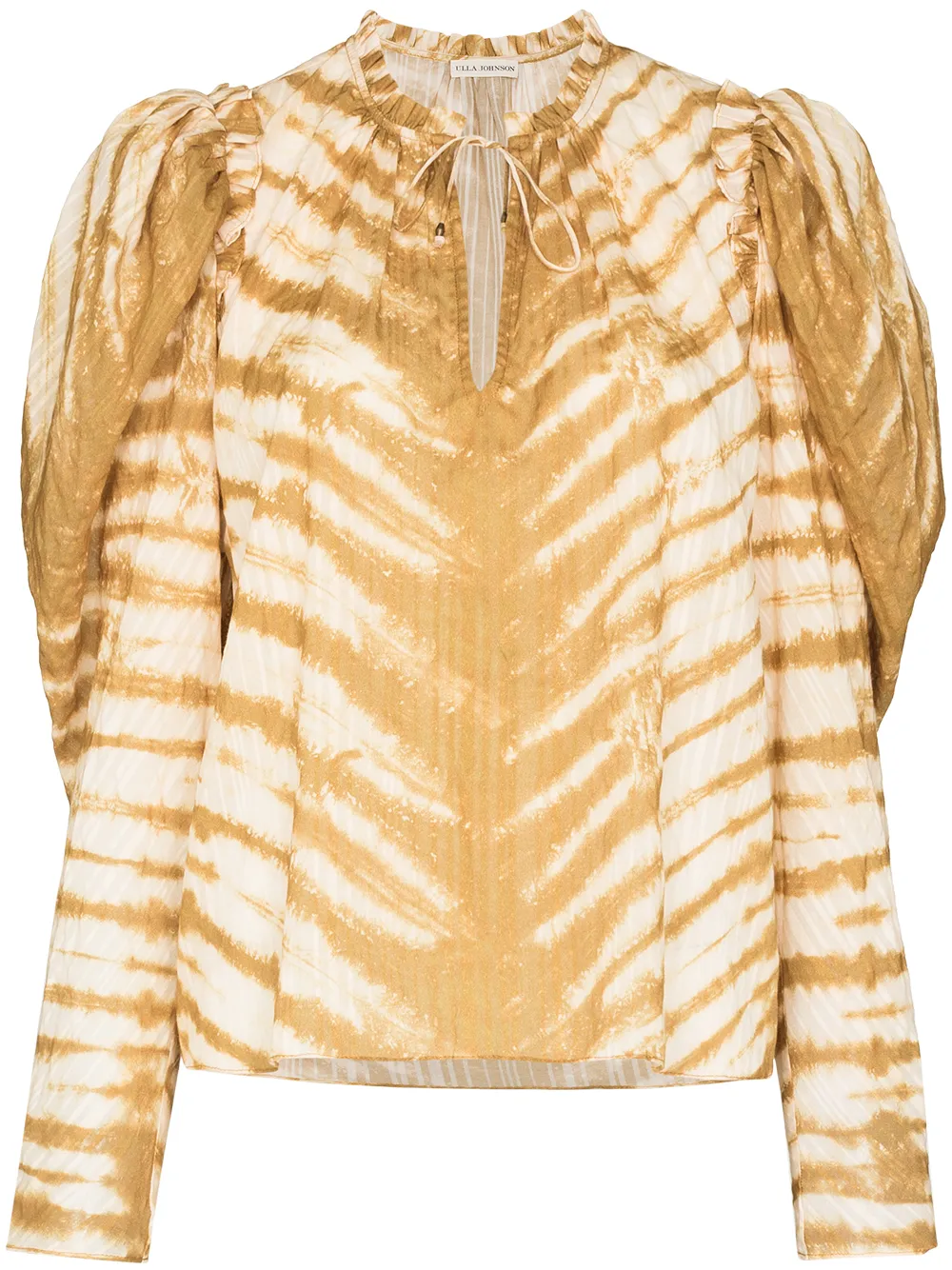 Image 1 of Ulla Johnson Madena puff sleeve blouse