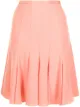 Image 1 of Paule Ka satin-crepe pleated skirt