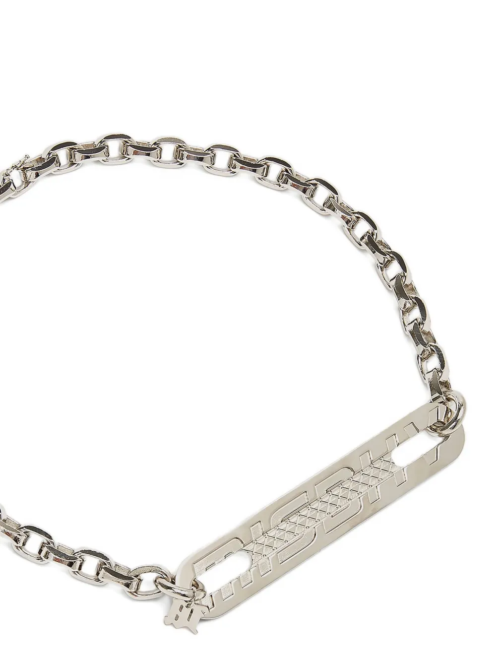 MISBHV Trinity chain-link choker necklace - Zilver