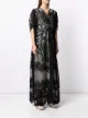 Mame Kurogouchi raschel lace short-sleeved coat