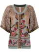 Image 1 of Antonio Marras floral-intarsia cardigan