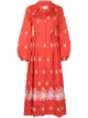 Image 1 of Erdem Broderick ditsy-embroidered shirtdress