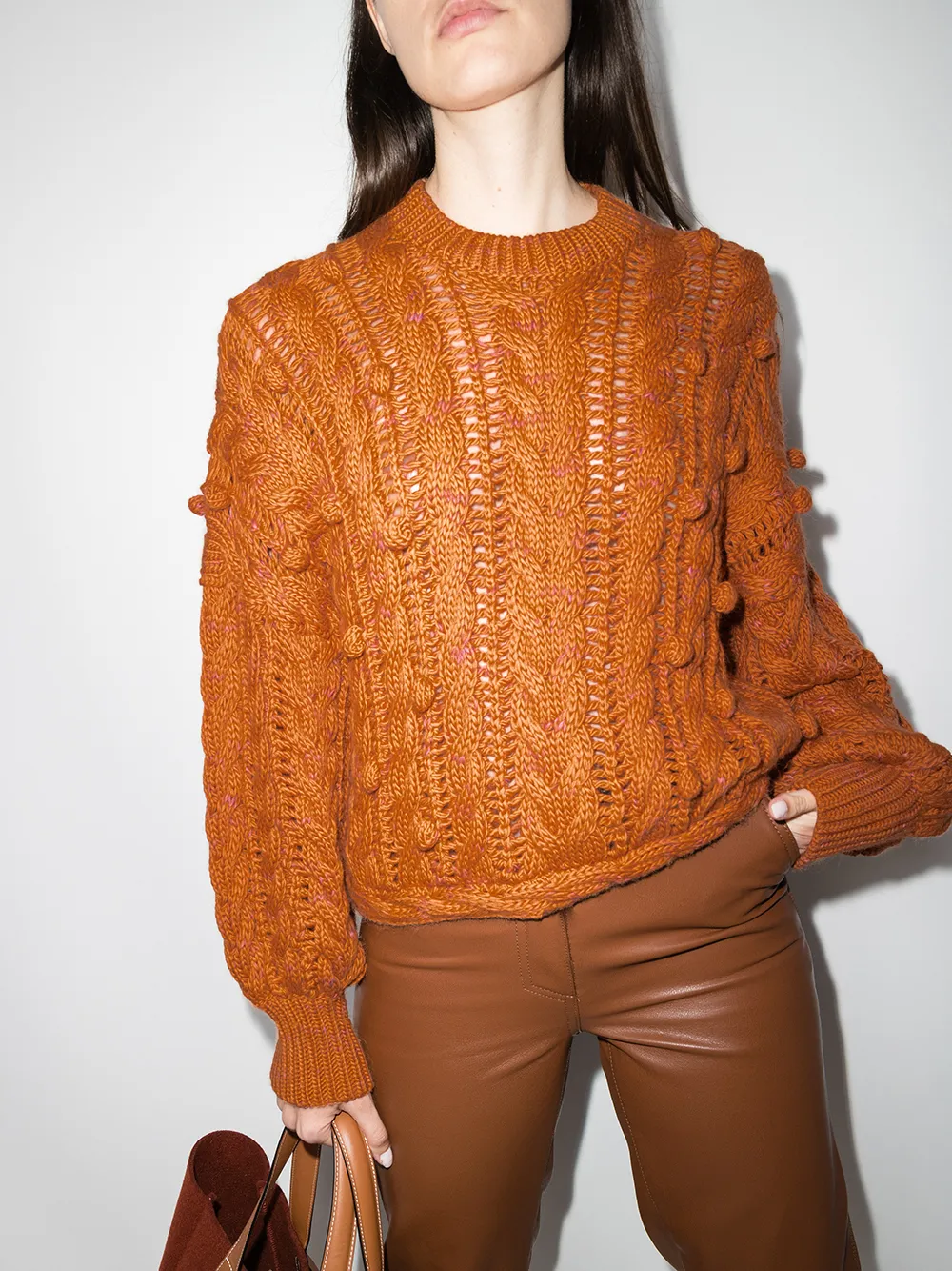 Image 2 of Ulla Johnson Caterina bobble-knit jumper