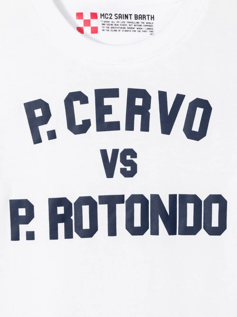 фото Mc2 saint barth футболка p. cervo vs p. rotondo