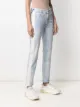 Stella McCartney marble side-stripe slim-leg jeans