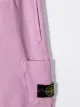 Stone Island Junior logo-patch shorts