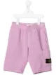 Image 1 of Stone Island Junior logo-patch shorts
