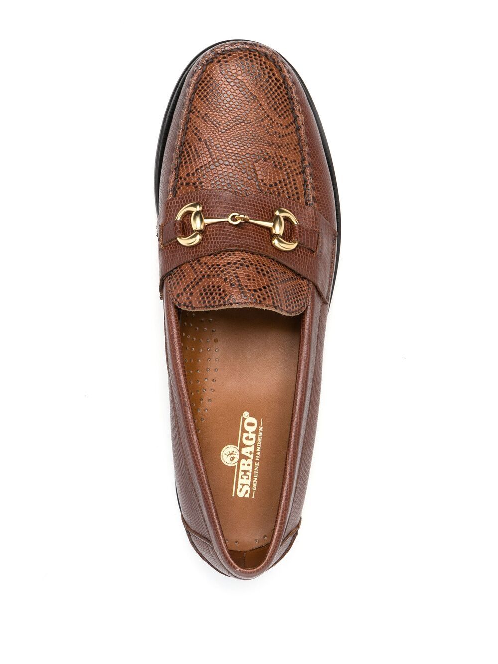 Sebago Joe snakeskin-effect Loafers - Farfetch