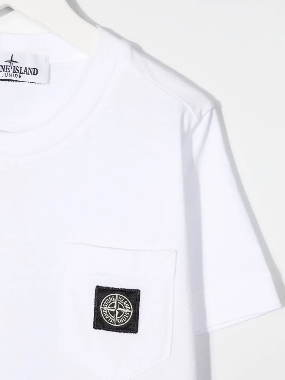 фото Stone island junior футболка с нашивкой-логотипом