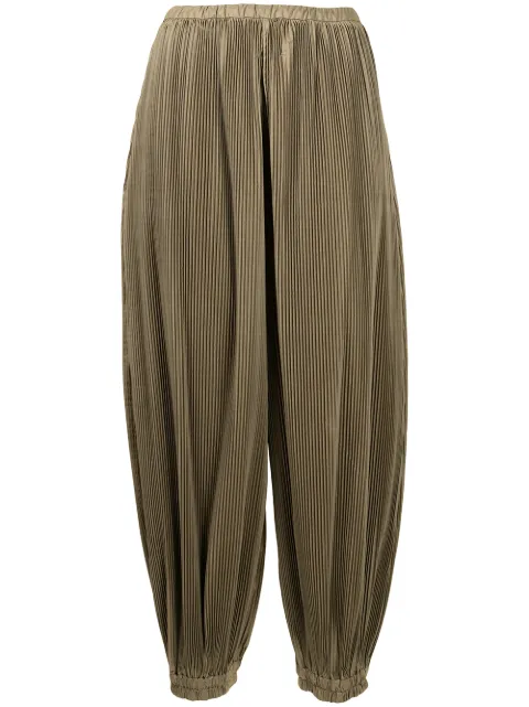 Enföld plissé tapered trousers 