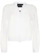 Image 1 of Emporio Armani zipped mesh bomber jacket