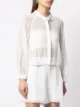 Emporio Armani zipped mesh bomber jacket
