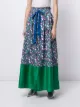 MEHTAP ELAIDI geometric organic cotton maxi skirt