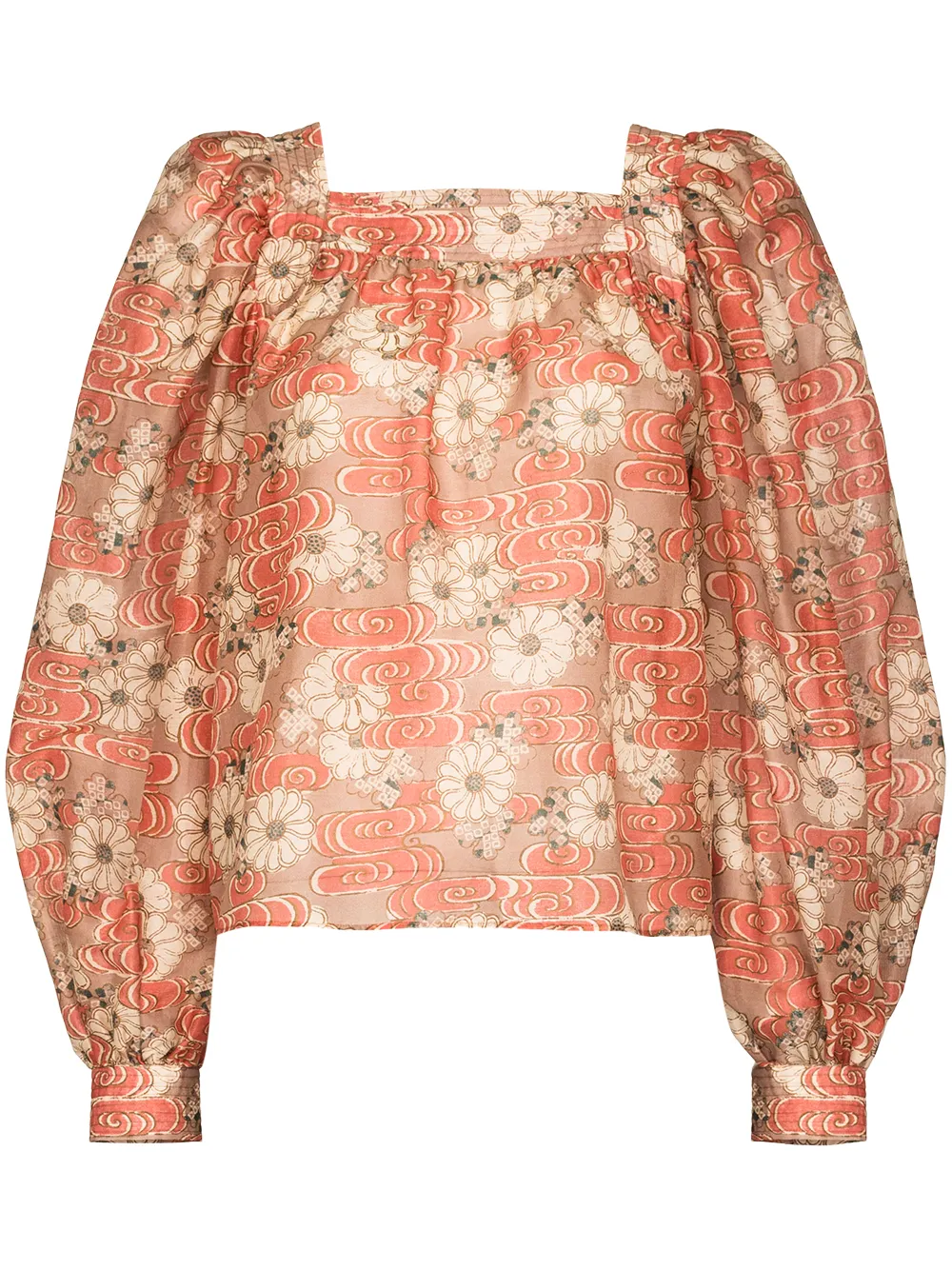 Immagine 1 di Ulla Johnson Blusa Doris a fiori