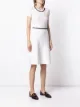 Paule Ka contrast stitching knitted dress