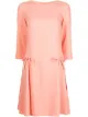 Image 1 of Paule Ka satin-crepe flared dress