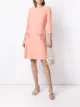 Image 2 of Paule Ka satin-crepe flared dress