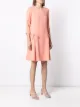 Paule Ka satin-crepe flared dress