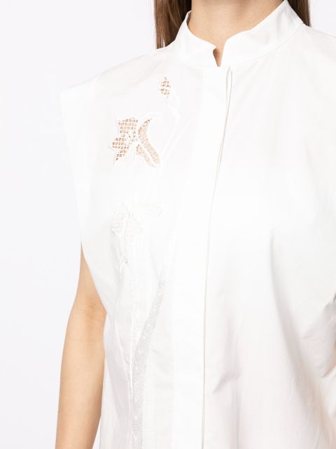 mame kurogouchi 2019ss EMBROIDERY COLLAR | www.fleettracktz.com