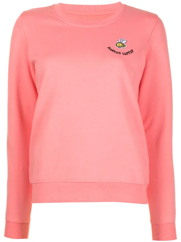 bee embroidered sweatshirt