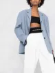 Alexander Wang Calça pantalona com logo no cós