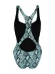Image 2 of Solid & Striped snakeskin-print swimsuit