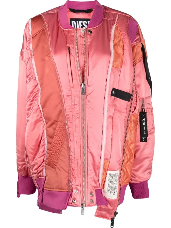guess pink bomber jacket