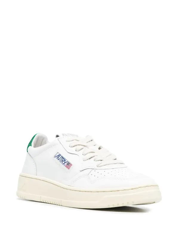 Autry Medalist Leather Sneakers | White | FARFETCH