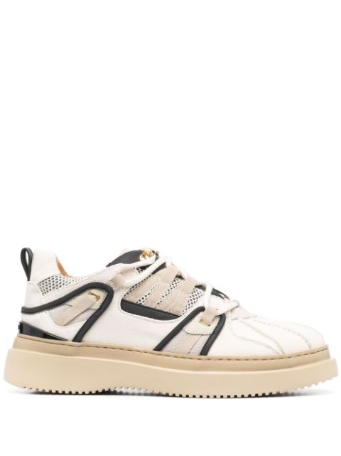 Buscemi Colour-blocked Low-top Sneakers - Neutrals