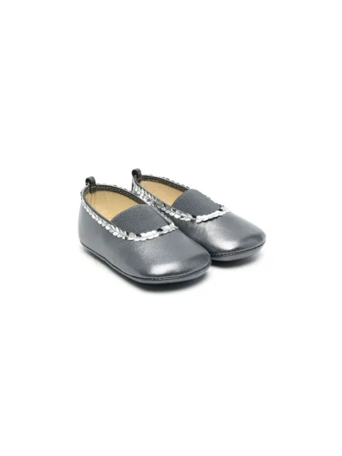 Pèpè sequin-embellished ballerina shoes