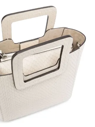 snakeskin-effect tote bag展示图