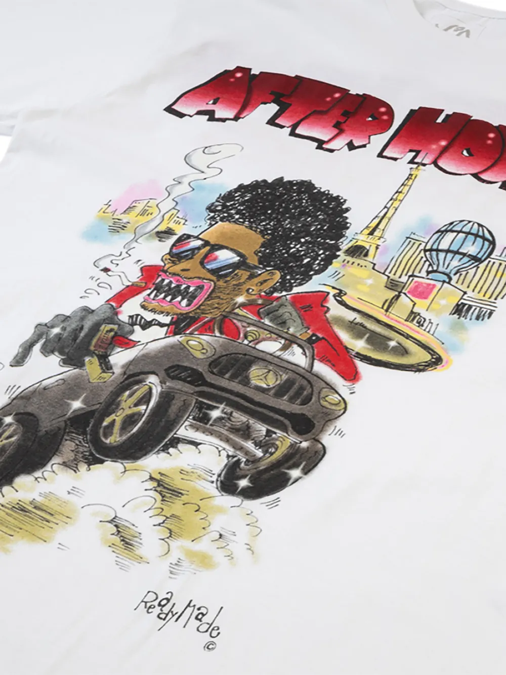 фото The weeknd футболка airbrush из коллаборации с readymade