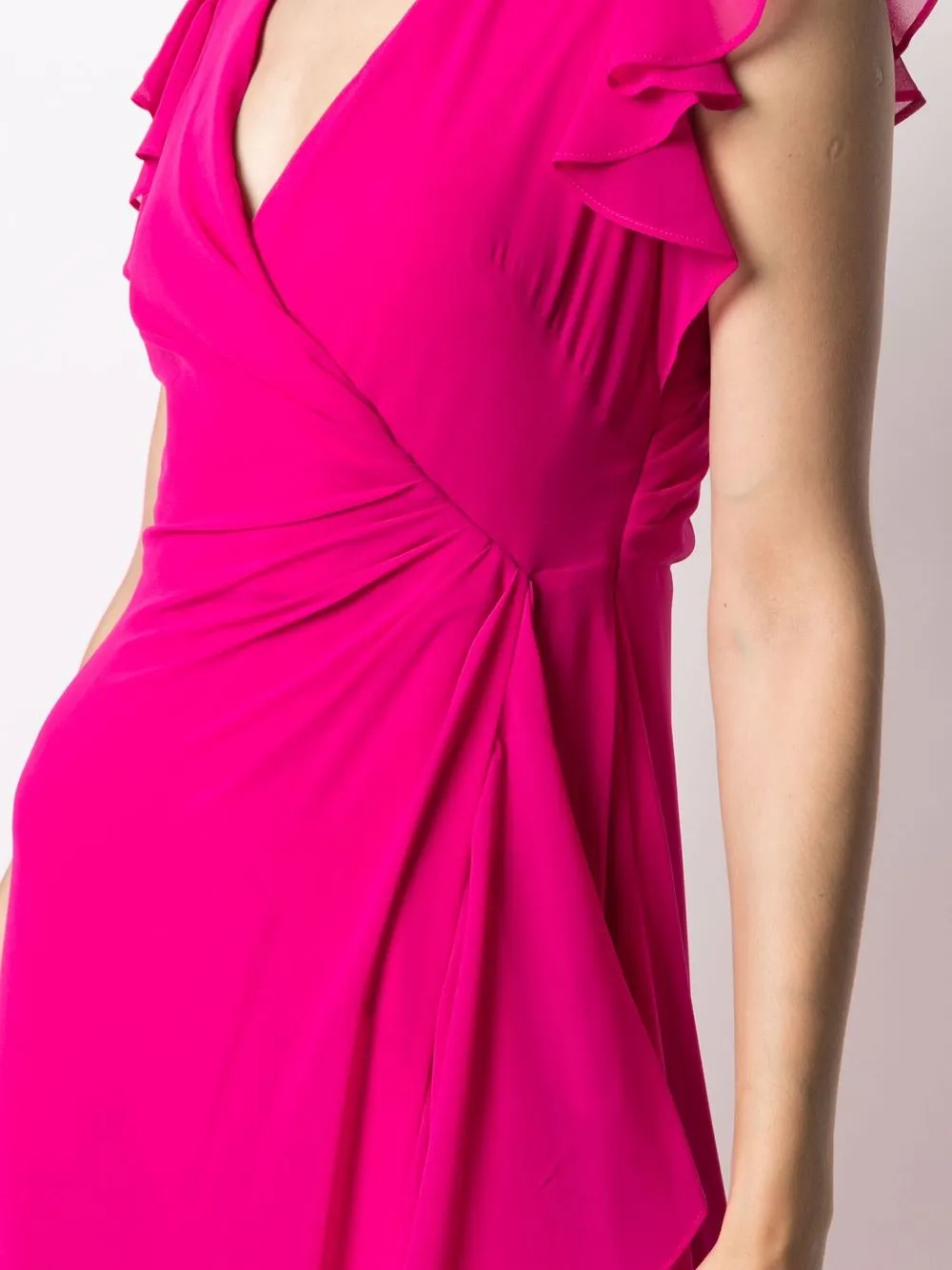 фото Lauren ralph lauren шифоновое платье с оборками