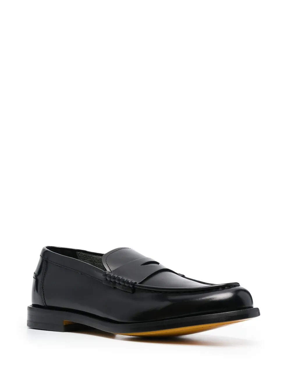 Doucal's Penny loafers met ronde neus - Zwart