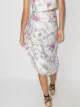 RACIL Piscine floral-print sarong skirt