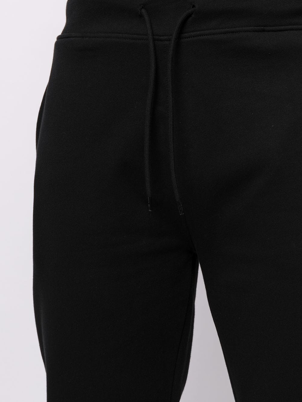 Shop Apc Logo-print Sweatpants In Black