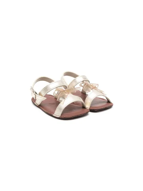 Pèpè bow-detailed leather sandals