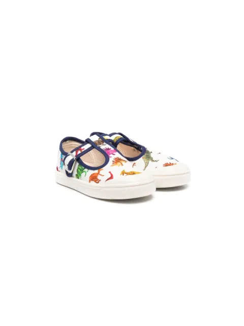 Pèpè graphic-print buckle-fastening trainers