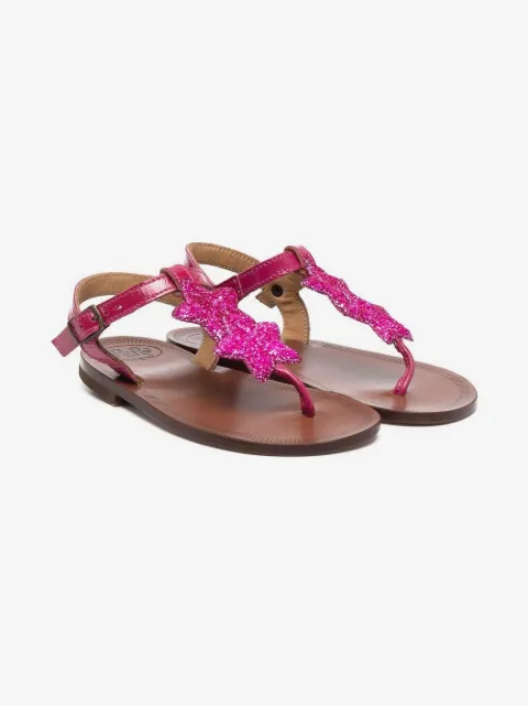 Pèpè star-detail leather sandals