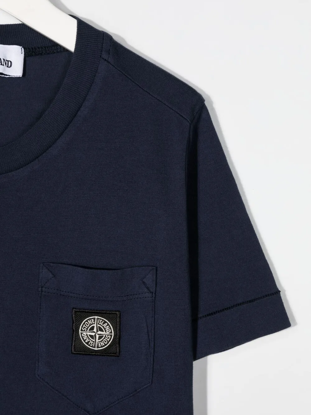 фото Stone island junior футболка с нашивкой-логотипом