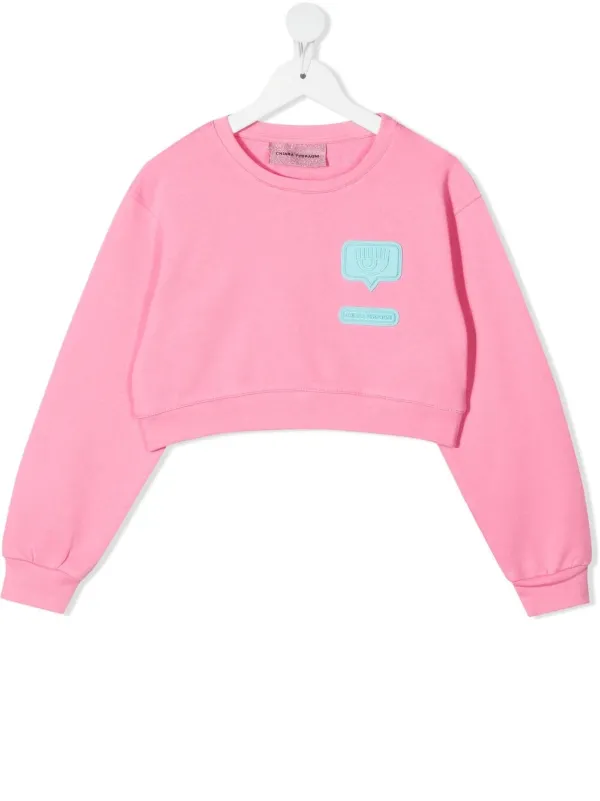 kids cropped sweatshirt