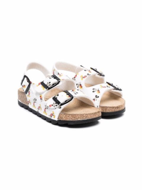Moa Kids Mickey Mouse-print sandals
