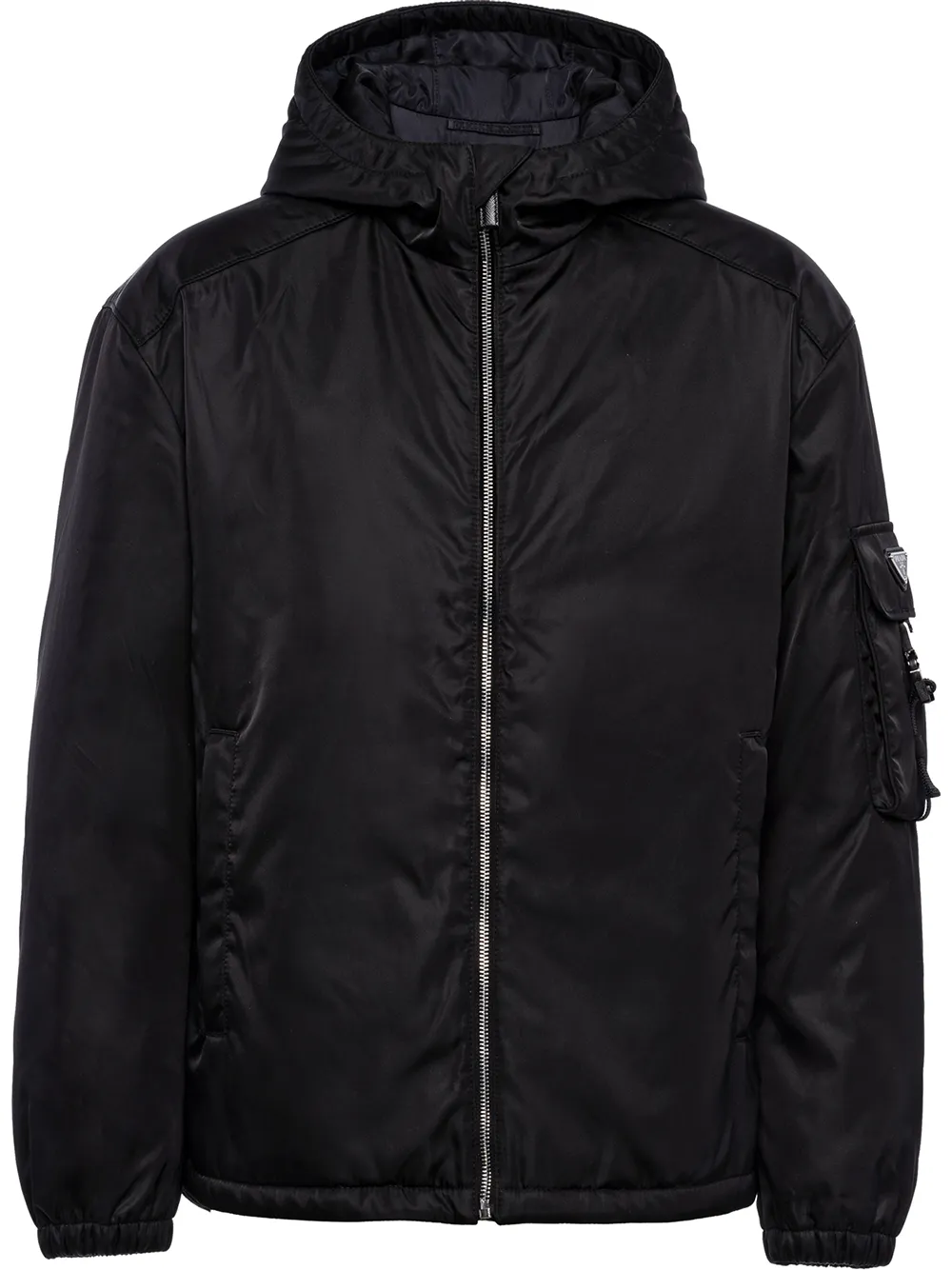 Re-Nylon reversible puffer jacket in black - Prada