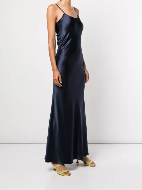 VOZ long slip dress VD06NAVY - 2