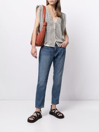 Julienne cropped jeans展示图